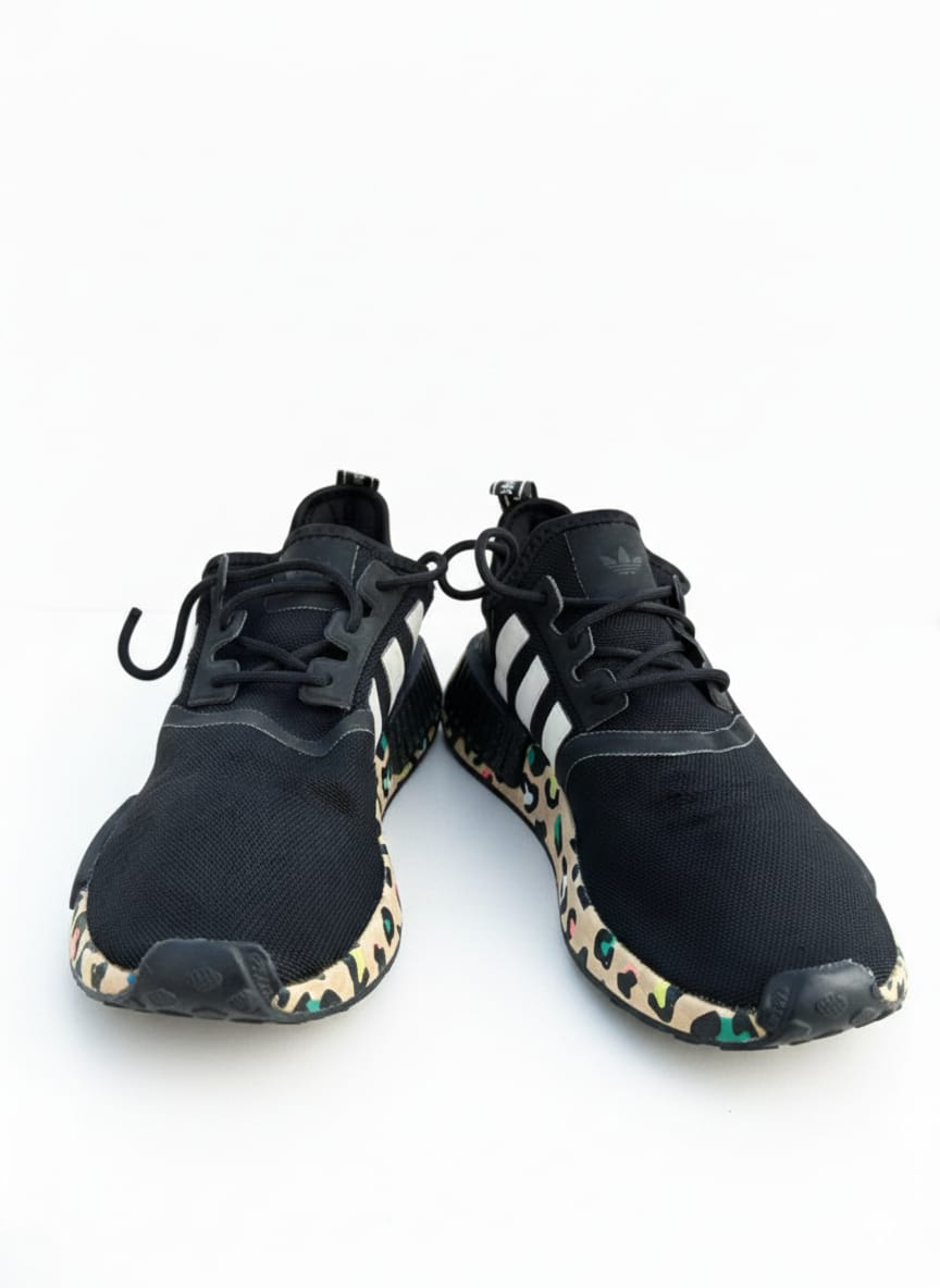 Adidas NMD_R1 in a 'Leopard - Black' Colorway
