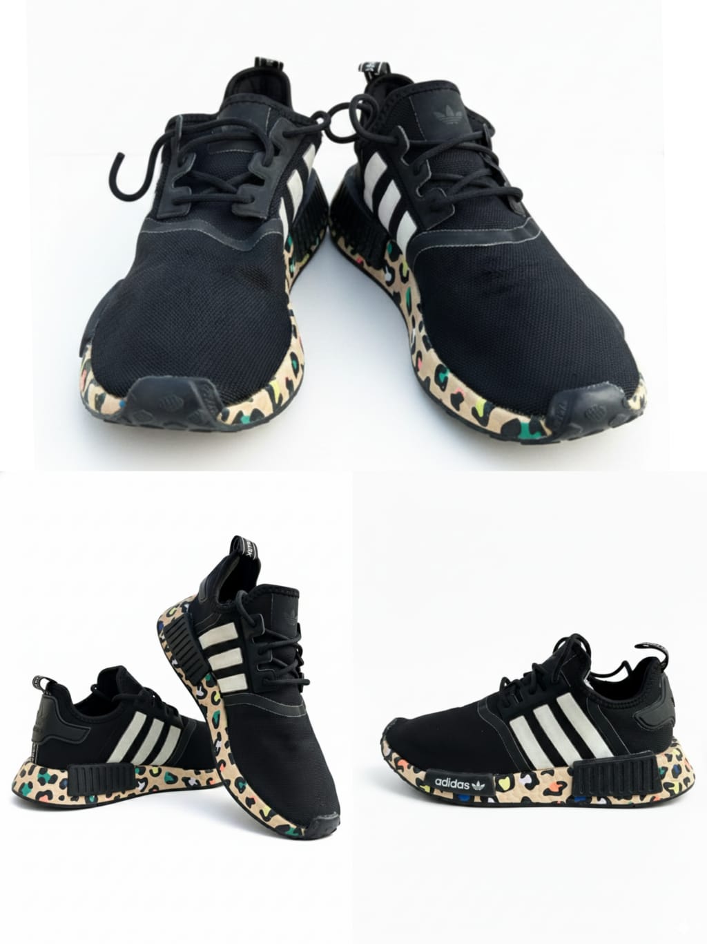 Adidas NMD_R1 in a 'Leopard - Black' Colorway